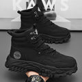 2026 new work boots: casual, versatile, slip-resistant, waterproof martin boots - british style outdoor trendy chunky platform yellow boots