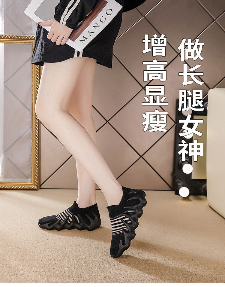 2025 summer new arrival: women's octopus sneakers - athletic, casual, mesh, breathable, flyknit running shoes