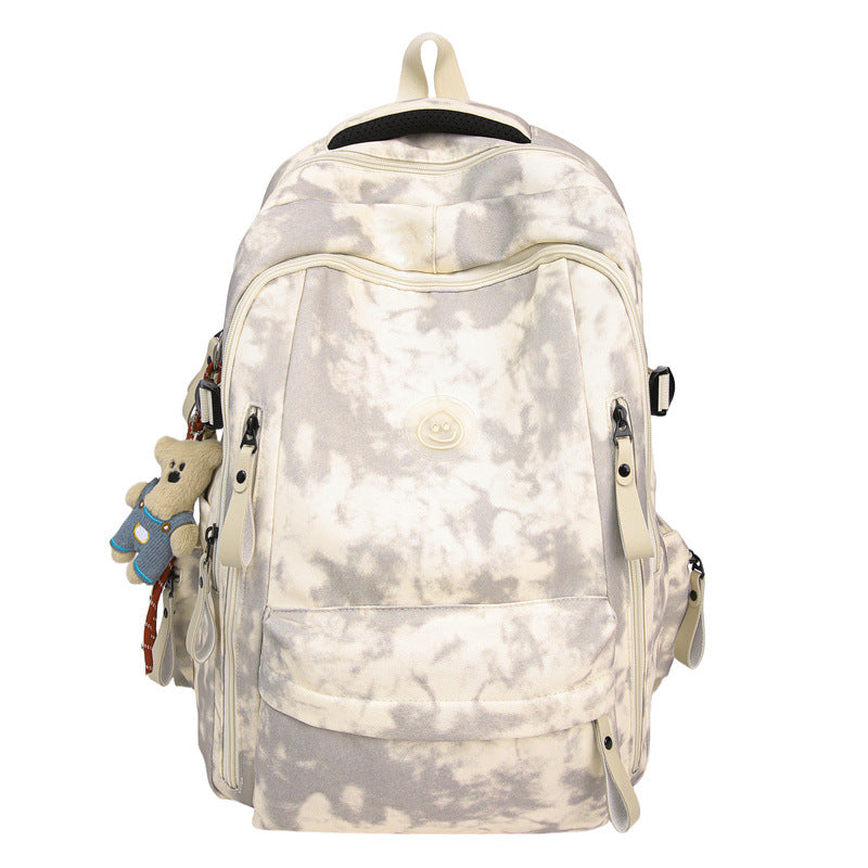 New Trend Lightweight Leisure High School Large Capacity Backpack Male Versatile Elementary School Student School Bag Female