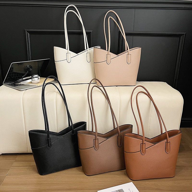 2026 new large capacity women's bag - trendy and versatile tote bag, high-end style for work and commuting, shoulder bag, underarm bag