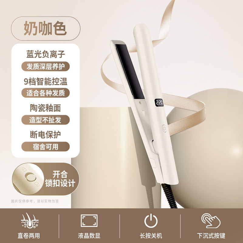 new arrival straightening comb - negative ion, gentle on hair, portable, straight & curl 2-in-1, lazy person's hair straightener - factory direct wholesale