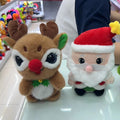 Santa claus plush toy reindeer stuffed animal girl's sleeping pillow doll christmas gift wholesale