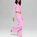 new cross-border modal wide-leg pants & breathable top set - loose fit, drapey trousers, casual relaxed activewear set
