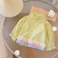 new cotton blouse - stylish and trendy spring/autumn shirt for baby girls and toddlers - lapel collar, perfect as a base layer or outerwear