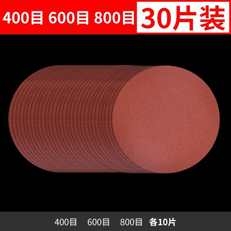 4inch sandpaper flocking woodworking wall grinder polishing round suction cup back velvet self-adhesive angle grinder grinding disc