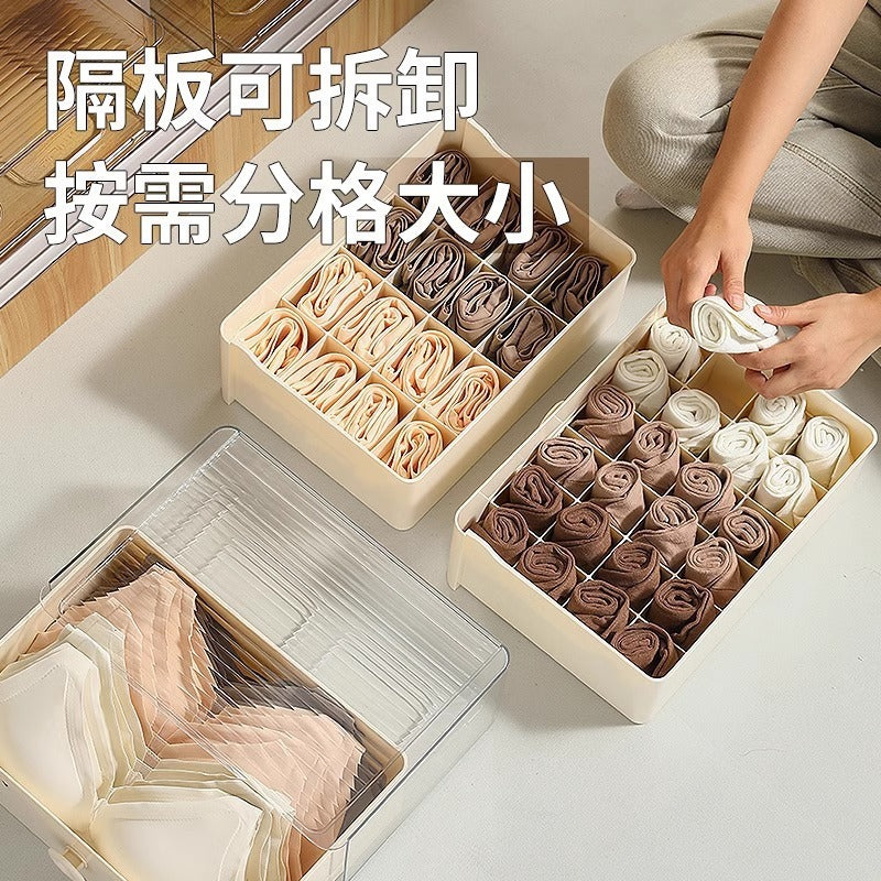 Socks Underwear Panties Drawer Type 3-in-1 Multifunctional Storage Bedroom Home Wardrobe Close-fitting Clothing Organizing Box