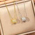 [titanium steel] cross-border popular versatile small waist necklace for women, accessible luxury fashion, high-end elegant sweater chain jewelry