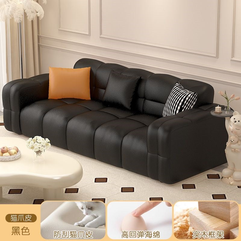 Light french retro cream living room sofa living room modern light luxury casual chenille modular cotton and linen fabric sofa
