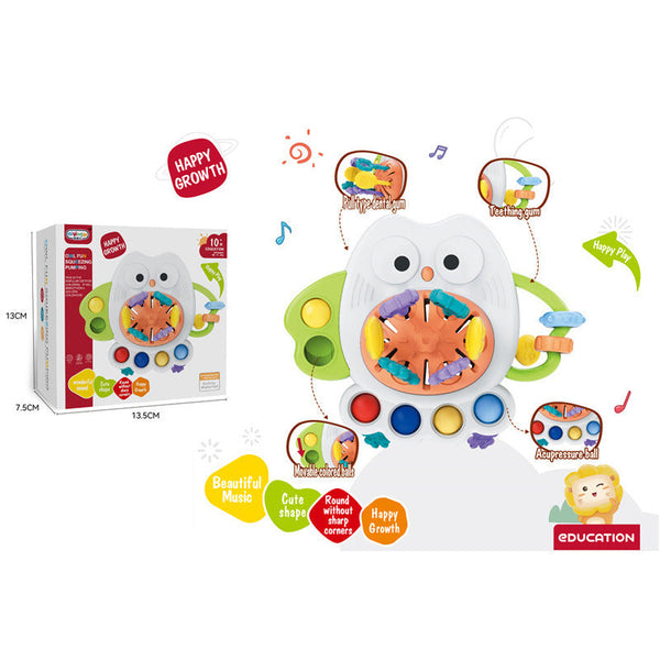 Cross-border  export owl lala music infant toys pumping music exercise hand fine movements
