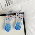 Women's summer slippers: stylish and minimalist indoor/outdoor slides, matching family sandals, single-strap, trendy, and cute summer sandals