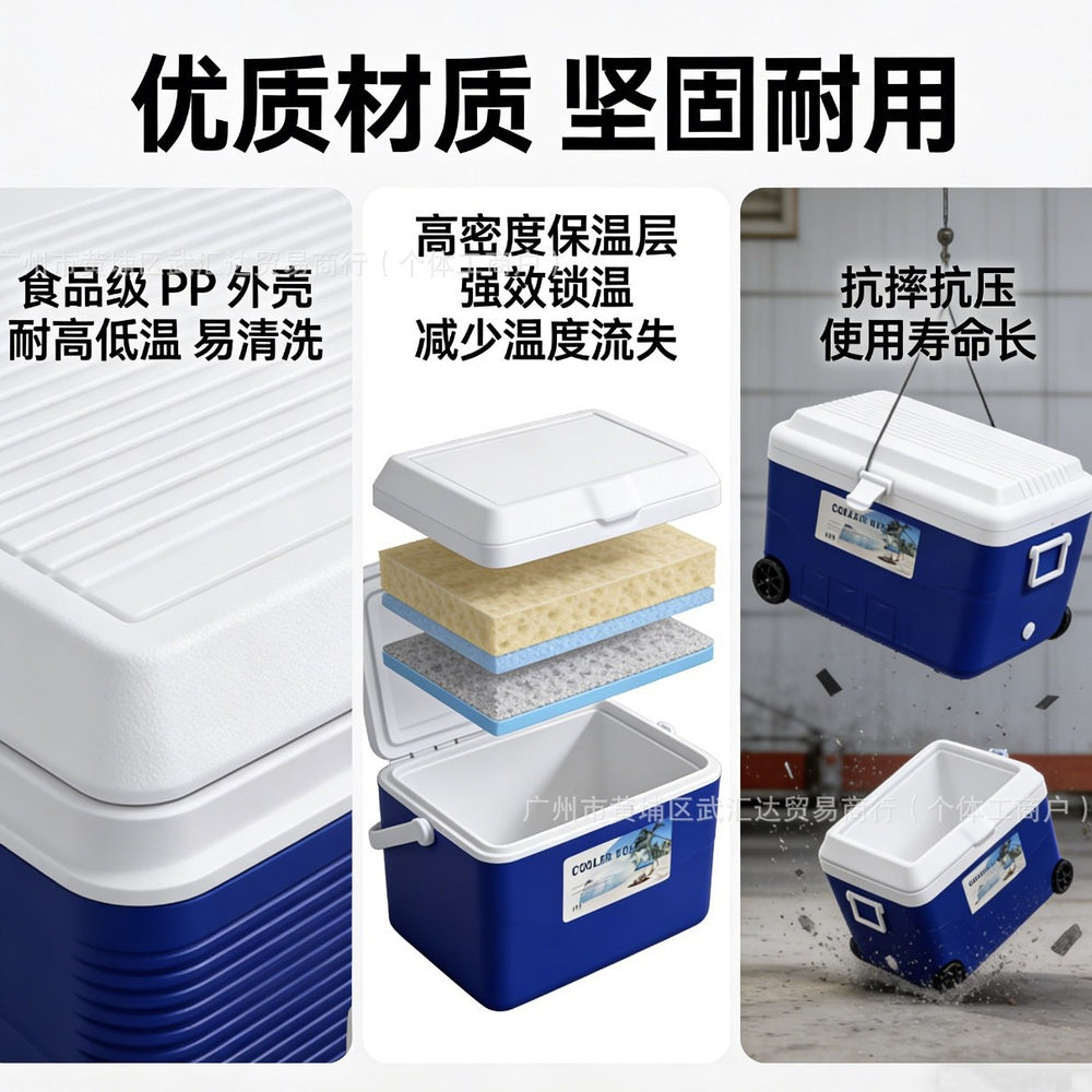 Manufacturer wholesale cross-border outdoor multi-functional fishing box rod holder fishing box sea fishing lure rod bait storage lure box