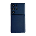 Suitable for samsung s26ultra plain leather mobile phone case small v pattern anti-fall simple cross-border s25 protective cover foreign trade case