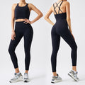 tight yoga wear sports intimates fitness wear high waistslimming look yoga suit guangzhou sports factory personalized