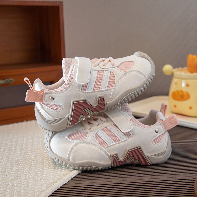 Kids' sneakers:  spring new collection - girls' retro agnes shoes, mesh upper, soft sole, non-slip casual shoes for mid-to-large children