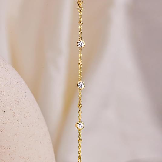 European and american cross-border millet beads rice beads bracelet zircon pearl ring chain finger chain jewelry bracelet