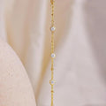 European and american cross-border millet beads rice beads bracelet zircon pearl ring chain finger chain jewelry bracelet