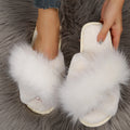 Fall and winternew arrivalmofu slippersplus size cross-border slippers indoor and outdoor slippers women inspopularheattech cross slippers