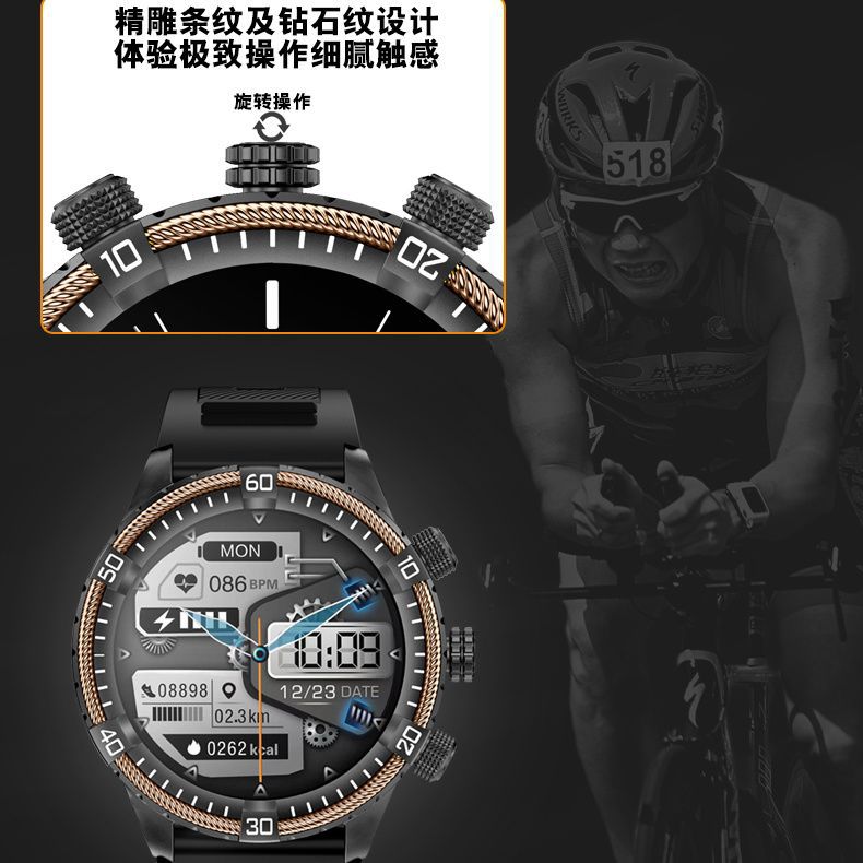Multifunctional waterproof outdoor running sports heart rate blood pressure bluetooth smart watch - 2025 new student tech