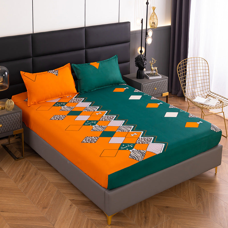New arrival non-slip fitted sheet single piece bed cover simmonsfor home one circle elastic all-inclusive fitted sheet protective cover