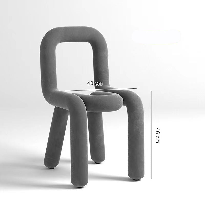 Bedroom chair scandinavianins designer simple creative popular makeup stool casualstylish special-shaped dining chair