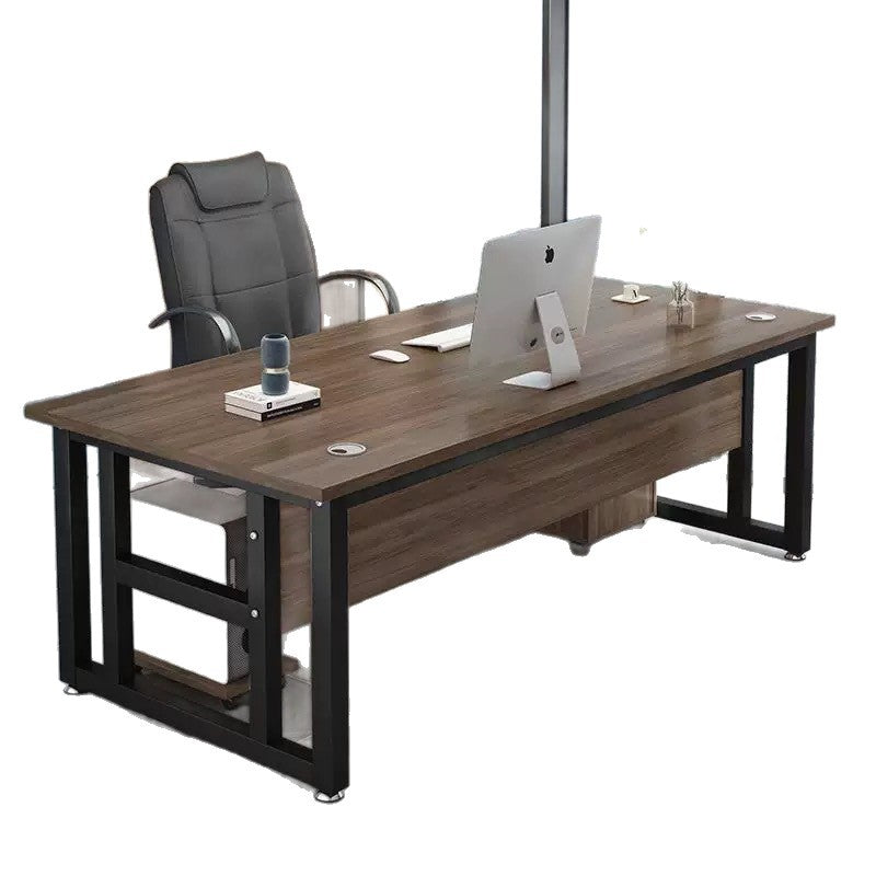Single person office desk executive desk modern minimalist home desktop computer desk employee workstation office desk and chair set
