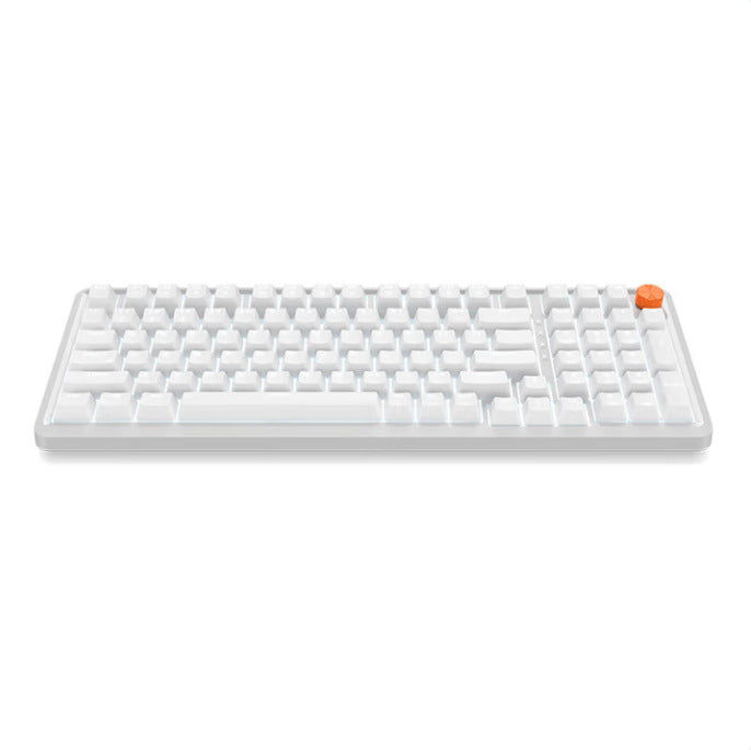 Mechanical keyboard, red axis game keyboard, three-mode game special keyboard 98 with a variety of lighting effects, key and line separation