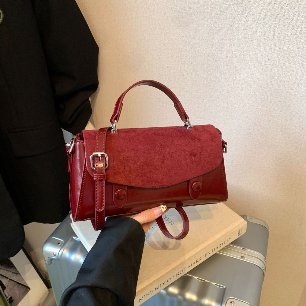 2025 fall/winter new collection: women's solid color minimalist matte shoulder bag - commute-ready, lightweight luxury crossbody tote