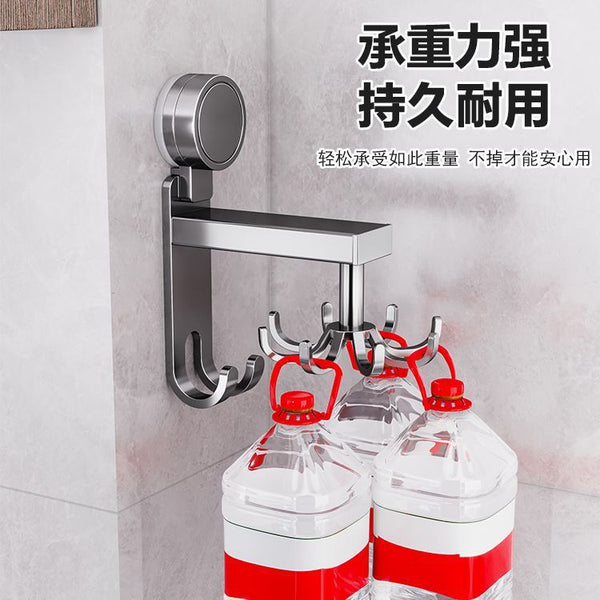 Customized kitchen rack No punching Wall-mounted spatula Spoon hanger Rotating hook Kitchenware storage rack Wholesale