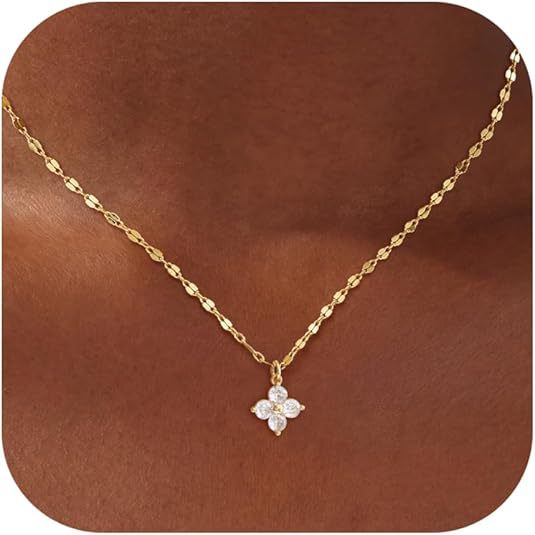 Amazon cross-border horseshoe pendant necklace sunflower clavicle chain 2026 new fashion women's jewelry