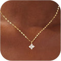 Amazon cross-border horseshoe pendant necklace sunflower clavicle chain 2026 new fashion women's jewelry
