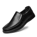 Spring & fall breathable men's shoes soft leather soft bottom real soft leather casual leather shoes men's non-slip waterproofabrasion resistant work shoes dad shoes