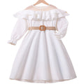 Girls' bohemian dress -  spring collection - cross-border style - patchwork mesh lace princess dress - girls' skirt
