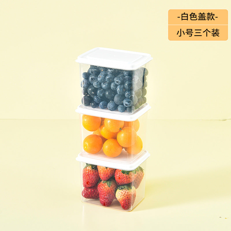 Refrigerator crisper artifact food grade storage frozen crisper kitchen plastic frozen food grade finishing storage box