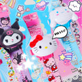 Sanrio 24-image projection doll mask with flip-top digital watch kuromi star dew melody jade dog