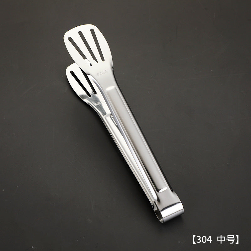 304 stainless steel multi-purpose heavy-duty tongs - kitchen, buffet, home use - perfect for steak, bread, stir-fries, grilled meat, and food serving