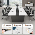 Saint-li conference table - modern minimalist conference table and chair set - premium office conference table and meeting room furniture
