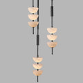 Imitation marble small chandelier wabi-sabi style model room hotel bedroom bedside background wall restaurant engineering lamp marble chandelier