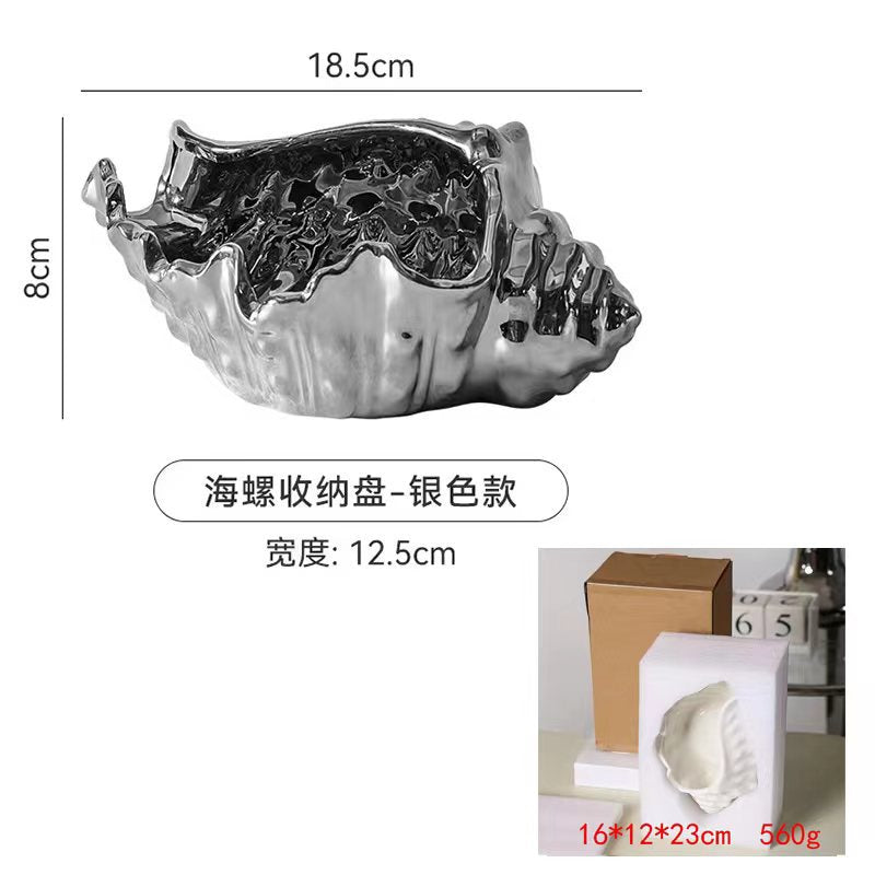 Ashtray accessible luxuryfor homeliving room ornamentsinsclassy sense conch creative ceramic easy to clean ashtray office