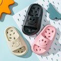 Kids' bath slippers - summer anti-slip hollow-out drainable indoor soft sole slides for boys and girls