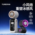 high-speed handheld fan usb digital display cooling fan outdoor portable foldable fan ice compress small fan