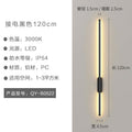 Outdoor wall light waterproof linear pathway lamp modern minimalist exterior wall sconce villa exterior wall light doorway light