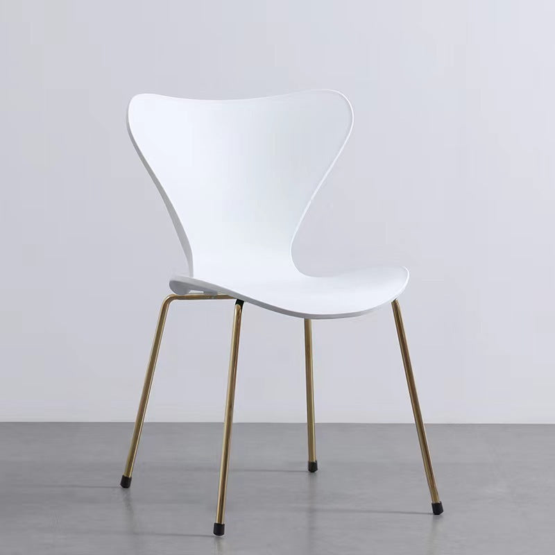 Backrest chair Modern simple casual ins Internet celebrity streamlined negotiation restaurant desk chair Home hotel dining chair
