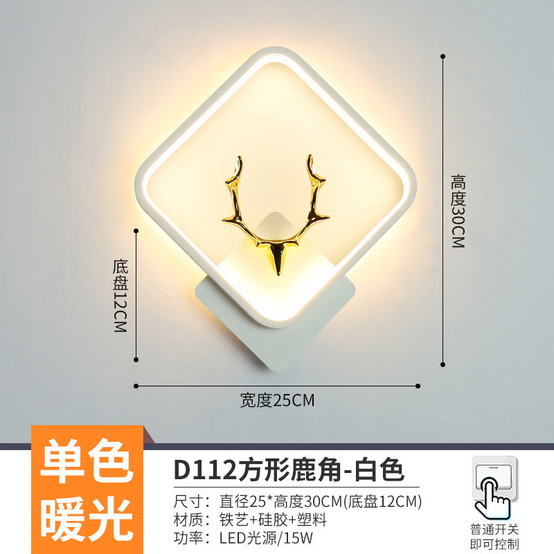 The whole network low-cost led corridor aisle entrance light new Nordic stairs balcony bedroom bedside background wall wall lamp