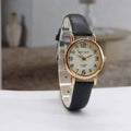 New round bathtub retro trend korean style minimalist casual dial women's watch waterproof fashion 2025