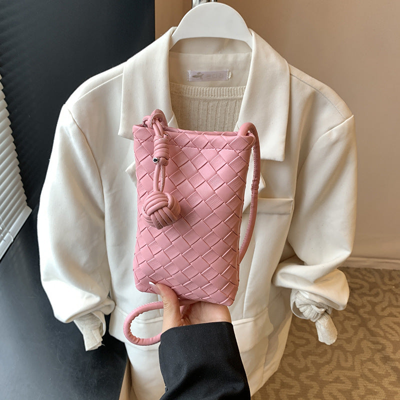 Small bag for  mobile phones Women's Summer 2025 new simple and versatile messenger bag Korean version of popular mobile phone bag