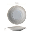 Vintage-inspired, rustic stoneware ceramic deep plate – perfect for restaurants and hotels. a high-end, visually appealing dish for desserts, soups, creative plating, steaks, and western cuisine