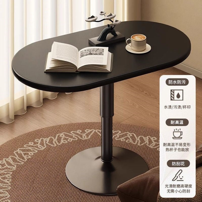 Adjustable height computer desk, mobile writing desk, livestreaming table, home rotating office desk, standing workstation, lazy desk