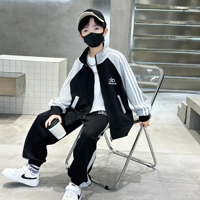 Boys' spring outfit set: new  collection - stylish spring clothes for boys, ages 6-12, trendy spring/autumn apparel