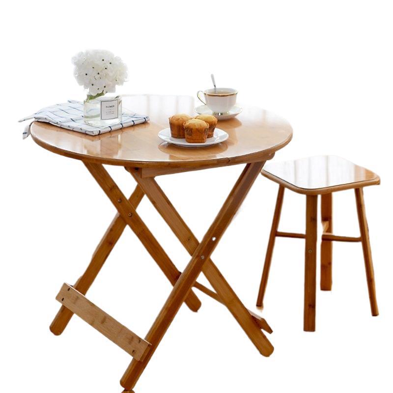 Nanzhu foldable table portable small table simple foldable dining table small apartment dining table square table square for home