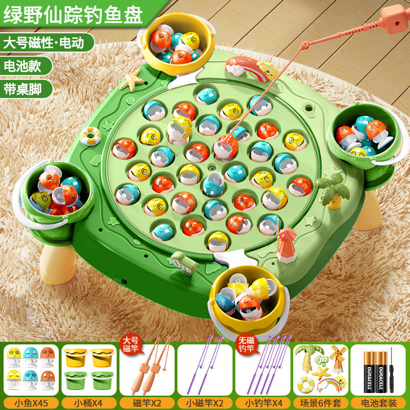 Baby electric magnetic fishing toy for kids, ages 1-2, 3, educational toy for children, two and a half weeks old, boys, girls, toddlers
